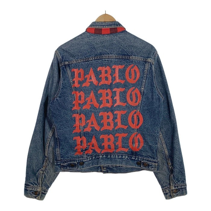 Levi's リーバイス Kanye West カニエウエスト The Life Of Pablo リメイク デニムトラッカージャケット 4th インディゴ Size M相当 福生店