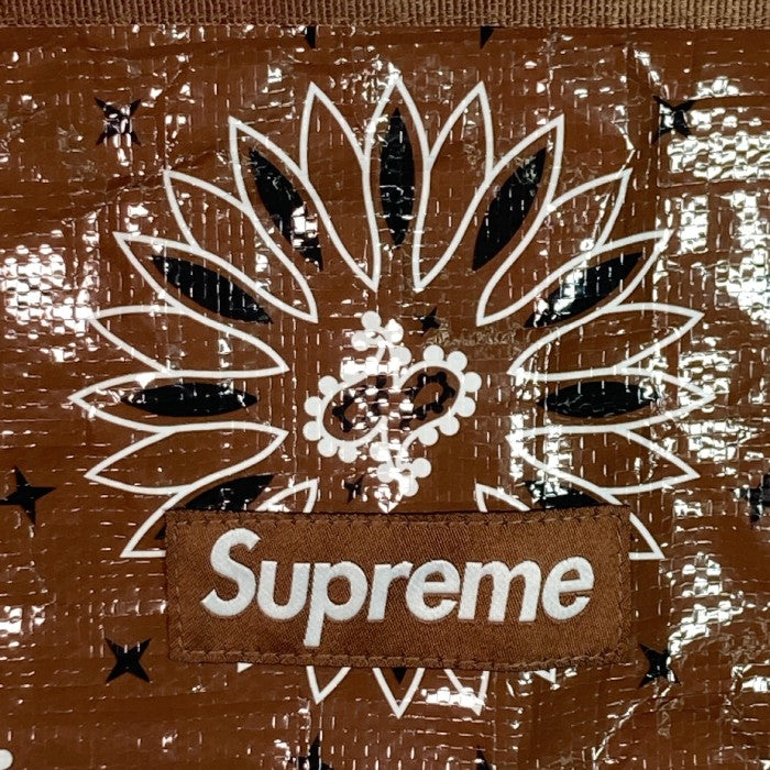 SUPREME シュプリーム 21SS Bandana Tarp Side Bag バンダナ ショルダーバッグ ブラウン 瑞穂店