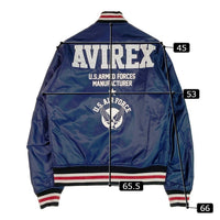 AVIREX アヴィレックス 6152168 ZIP AWARD JKT 40周年記念モデル MA-1 ネイビー sizeM 瑞穂店