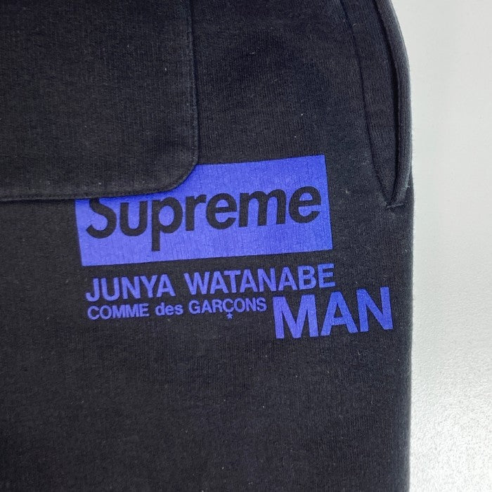 SUPREME×JUNYA WATANABE COMME des GARCONS MAN シュプリーム×ジュンヤワタナベコムデギャルソンマン 21AW ロゴプリント スウェットパンツ ブラック sizeL 瑞穂店