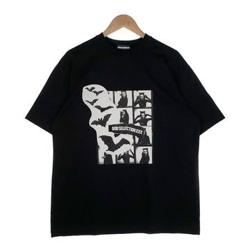 GOD SELECTION XXX ゴッドセレクショントリプルエックス 23AW プリント Tシャツ ブラック GX-A23-ST-02 Size L 福生店