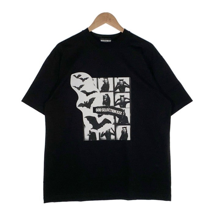 GOD SELECTION XXX ゴッドセレクショントリプルエックス 23AW プリント Tシャツ ブラック GX-A23-ST-02 Size L 福生店