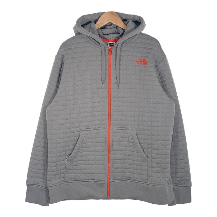 THE NORTH FACE ノースフェイス ジップアップパーカー ポリエステル グレー US企画 Size XL 福生店