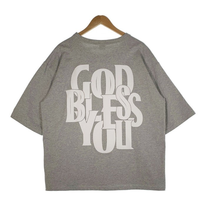GOD BLESS YOU ゴットブレスユー 22SS FRUIT OF THE LOOM BIG TEE ビッグサイズ Tシャツ グレー Size L 福生店
