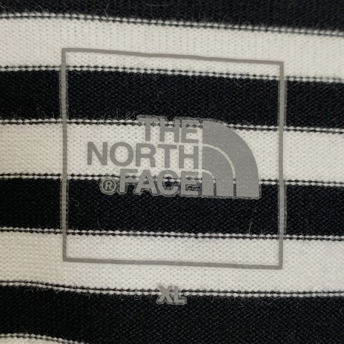 THE NORTH FACE ノースフェイス S/S Multi Border Tee ショートスリーブ マルチボーダーTシャツ ホワイト ブラック NT32253 Size XL 福生店