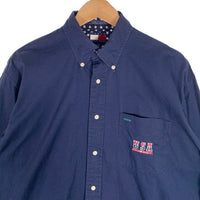 90's TOMMY HILFIGER トミーヒルフィガー ボタンダウンシャツ コットン