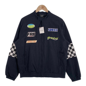 F.C.R.B. エフシーレアルブリストル 19SS MULTI LOGO SUPPORTER JACKET マルチロゴ サポータージャケット ナイロン ブラック Size S 福生店