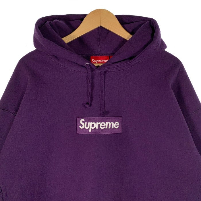 SUPREME シュプリーム 23AW Box Logo Hooded Sweatshirt ボックスロゴ スウェットパーカー ダークパープル Size XXL 福生店