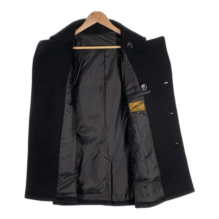 Pherrrow's フェローズ PEA COAT メルトン ウール ピーコート ブラック Size L 福生店