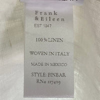 Frank&Eileen フランク＆アイリーン 3120700007 Finbar  リネンシャツ ホワイト sizeS 瑞穂店