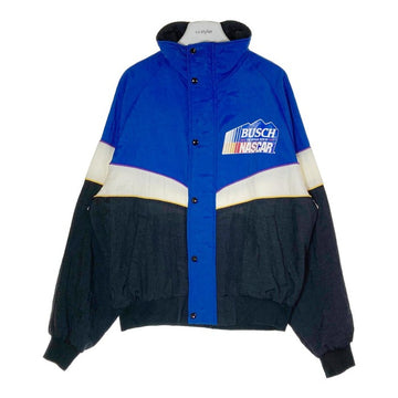 OFFICIAL PRODUCT オフィシャルプロダクト US古着 NASCAR BUSH USA製 ナイロンジャケット ブルー size- 瑞穂店