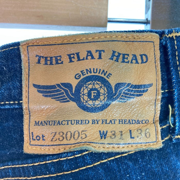 THE FLAT HEAD フラットヘッド ジーンズ パンツ ジッパーフライ ストレート Z3005 デニム ブルー sizeW31 瑞穂店