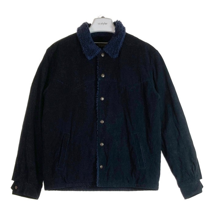 TENDERLOIN テンダーロイン T-SADDLE CORDUROY JKT サドル コーデュロイ ボア ジャケット ネイビー sizeM 瑞穂店