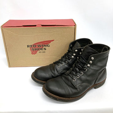 RED WING レッドウイング 8114 14年製 アイアンレンジブーツ ブラック size26.5cm 瑞穂店