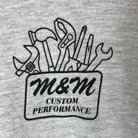 M&M エムアンドエム CUSTOM PERFORMANCE PRINT L/S Tシャツ グレー sizeXL 瑞穂店