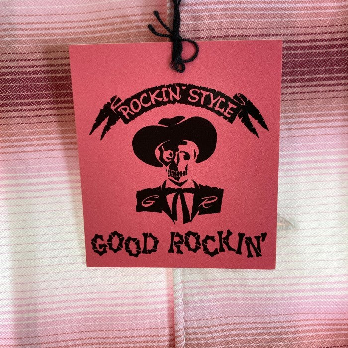 GOOD ROCKIN グッドロッキン オープンカラー シャツ ピンク×ブラック sizeSS 瑞穂店
