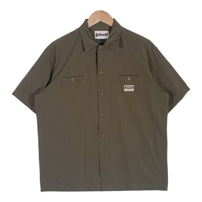 Schott ショット S/S TC WORK SHIRT 半袖 ワークシャツ オリーブ Size M 福生店