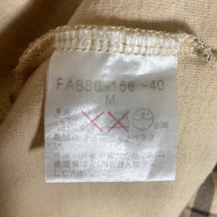 BURBERRY バーバリー ブルーレーベル チェック Tシャツ ベージュ sizeM 瑞穂店