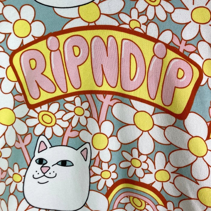 RIPNDIP リップンディップ 花柄 総柄 パーカー マルチカラー sizeL 瑞穂店