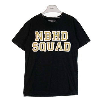 NEIGHBORHOOD ネイバーフッド NBHD SQUAD QB TEE プリントTシャツ ブラック sizeM 瑞穂店
