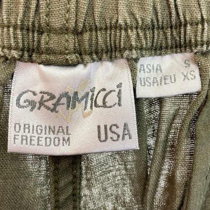 GRAMICCI グラミチ GMP-2051430 リネンコットンパンツ カーキ sizeS 瑞穂店