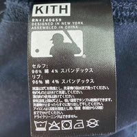 KITH × NEW YORK YANKEES キス×ニューヨークヤンキース ロゴ刺繍 パーカー ネイビー sizeL 瑞穂店