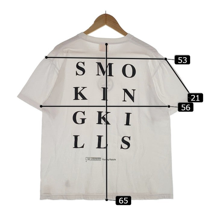 FR2 エフアールツー Smoking Kills プリントTシャツ ホワイト Size M 福生店