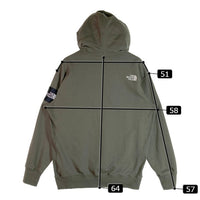 THE NORTH FACE ノースフェイス NT12333 Square Logo Hoodie スクエアロゴフーディ カーキ sizeL 瑞穂店