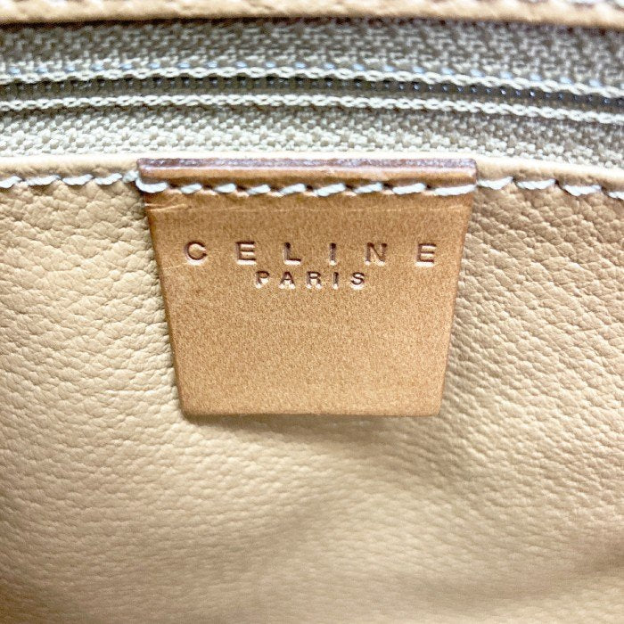 CELINE セリーヌ マカダム柄 ボストンバッグ ブラウン 瑞穂店