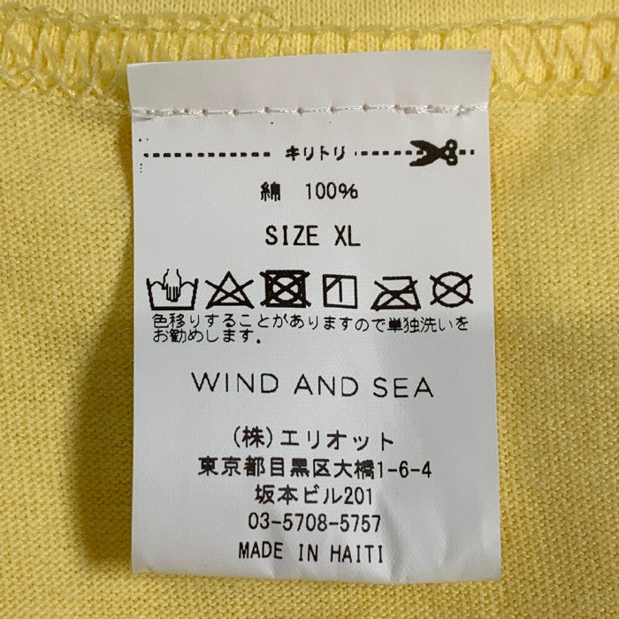 WIND AND SEA ウィンダンシー フロント刺繍 Tシャツ WDS-CS-294 WIND AND SEA ウィンダンシー フロント刺繍 Tシャツ WDS-CS-294