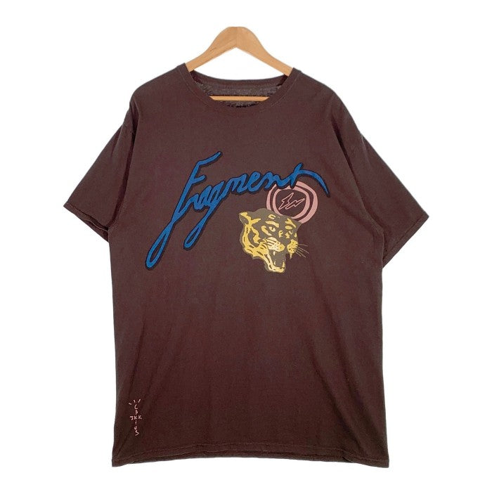 Cactus Jack カクタスジャック 21SS Fragment フラグメント Icon Tee プリント Tシャツ ブラウン Size L 福生店