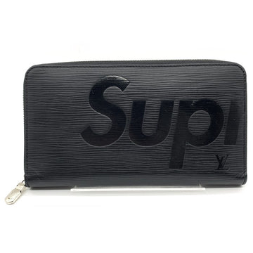 SUPREME シュプリーム 17AW LOUIS VUITTON ルイヴィトン エピ ジッピー オーガナイザー ノワール ラウンドファスナー財布 M67723 福生店