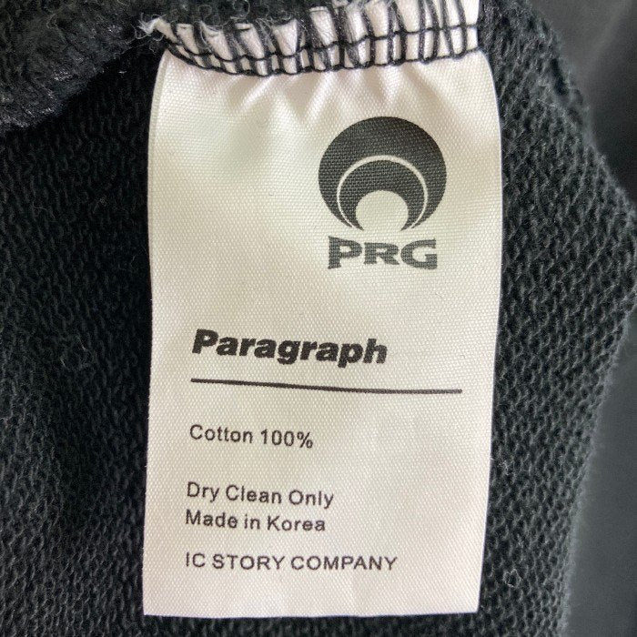 paragraph パラグラフ アーチロゴ スウェット ブラック size- 瑞穂店