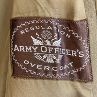 USARMY ユーエスアーミー 40S OFFICER COAT ウール オフィサーコート ピーコート カーキ size39R 瑞穂店