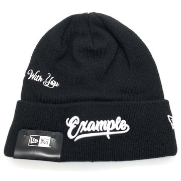 EXAMPLE エグザンプル New Era ニューエラ SOLID LOGO BEANIE ソリッドロゴ ビーニーキャップ ブラック 福生店