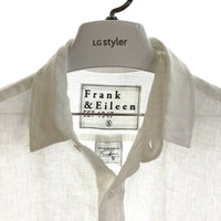 Frank&Eileen フランク＆アイリーン 3120700007 Finbar  リネンシャツ ホワイト sizeS 瑞穂店