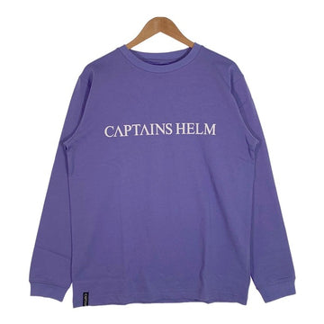 CAPTAINS HELM キャプテンズヘルム 23SS LDN LOGO LS TEE ロゴプリント ロングスリーブTシャツ バイオレット Size L 福生店