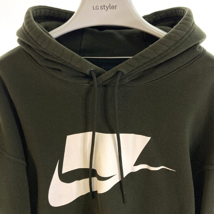 NIKE ナイキ PACK BLOCK LOGO HOODY パックブロックロゴ スウェットパーカー BV4540-355 モスグリーン Size XL 瑞穂店