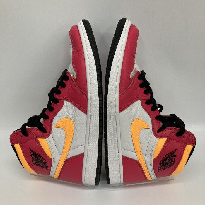 NIKE ナイキ AIR JORDAN 1 LIGHT FUSION RED エアジョーダン1 スニーカー 555088-603 ライトフュージョンレッド size28cm 瑞穂店