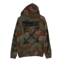 OFF-WHITE オフホワイト Camouflage Hoodies カモフラージュ ジップアップパーカー 並行品 Size M 福生店