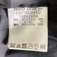 niko and...  ニコアンド コーチジャケット ポリエステル 無地 ON71MJ04AD BLACK size3 瑞穂店