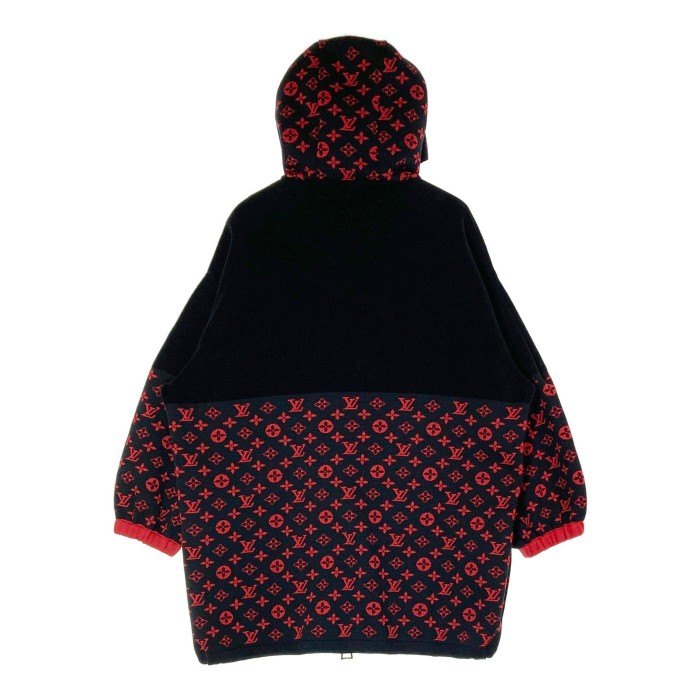 LOUIS VUITTON ルイヴィトン Oversized Wool-Knit Monogram Hoodie ニット モノグラム フーディー ブラック sizeM 瑞穂店