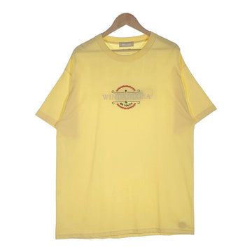 WIND AND SEA  ウィンダンシー フロント刺繍 Tシャツ WDS-CS-294 イエロー Size XL 福生店