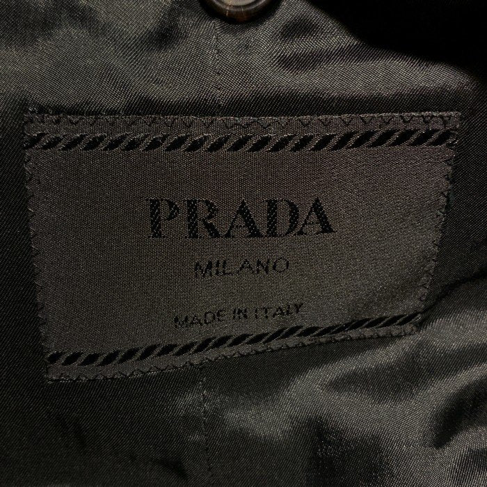 PRADA プラダ ウールスーツ 2Bジャケット スラックス ブラック Size 48R 福生店