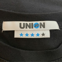 UNION ユニオン 21SS NOAH ノア Big Logo Lock-up Tee ビッグロゴ ロックアップ 30周年 ブラック Size XL 福生店