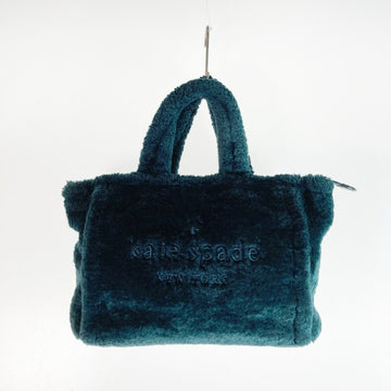 KATE SPADE ケイトスペード Ella Faux Shearling Small Tote フェイクシアリングファー２WAY K9390 グリーン 瑞穂店