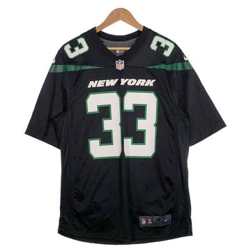 NIKE ナイキ NFL NEW YORK JETS ADAMS 33 フットボールシャツ ブラック Size M 福生店