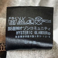 HYSTERIC GLAMOUR ヒステリックグラマー ウドストック 半袖 パーカ ーワンピース グレー sizeF 瑞穂店