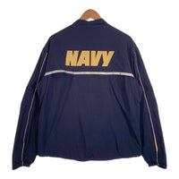 U.S.NAVY 米海軍 NAVY RUNNING JACKET ナイロン ランニングジャケット トラック ネイビー 16年会計 Size S-S 福生店