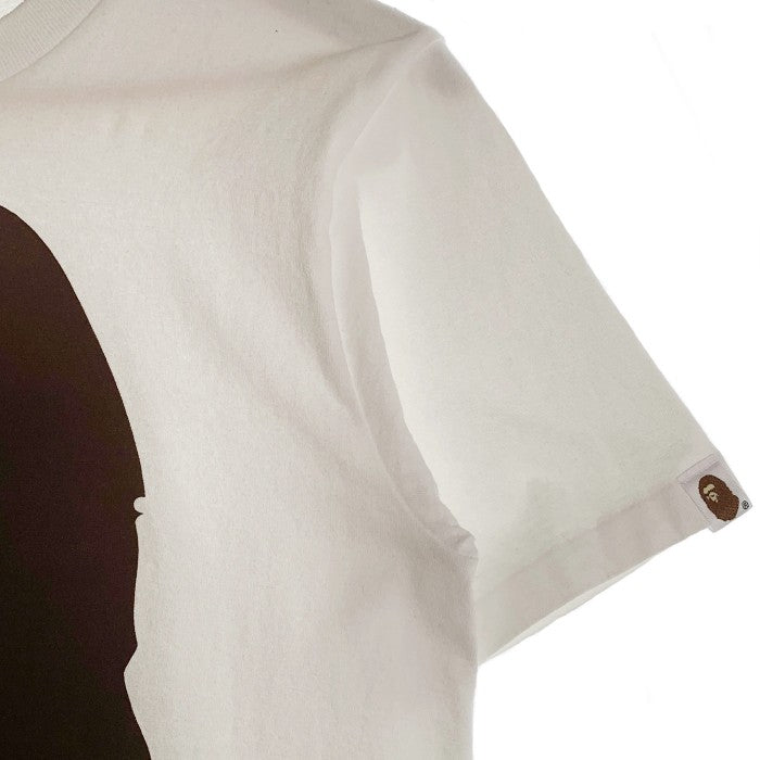 A BATHING APE アベイシングエイプ ビッグエイプヘッド プリントTシャツ ホワイト Size S 福生店